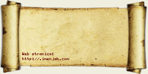 Isidora Pavkov vizit kartica